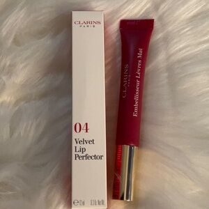 Clarins Velvet Lip Perfector in Deep Red